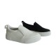 Stylish Women's Elastic Loafer Sneakers with Back Loop Design